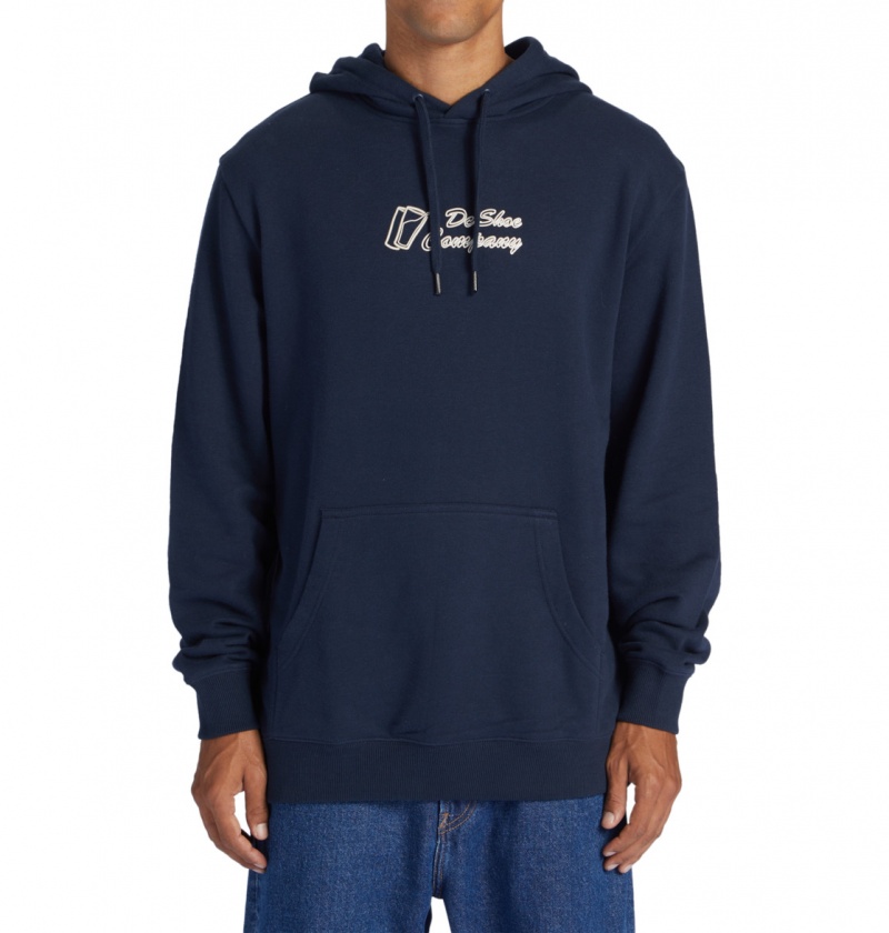 Navy Blazer DC Shoes Big Willys - Hoodie | 978NVBLCE