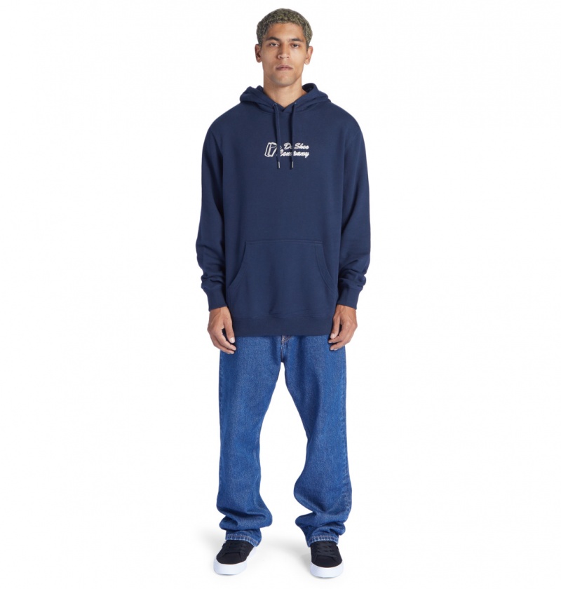 Navy Blazer DC Shoes Big Willys - Hoodie | 978NVBLCE