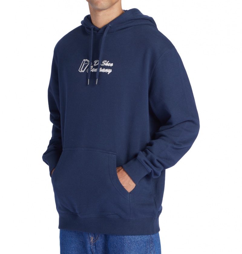 Navy Blazer DC Shoes Big Willys - Hoodie | 978NVBLCE