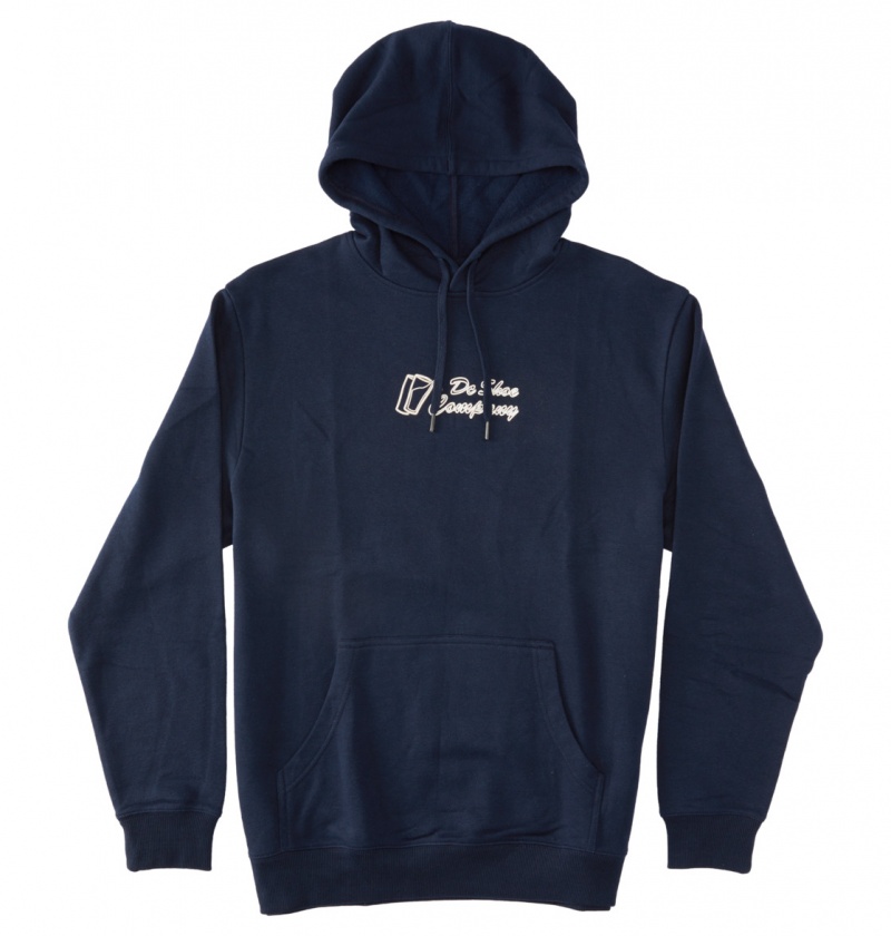 Navy Blazer DC Shoes Big Willys - Hoodie | 978NVBLCE