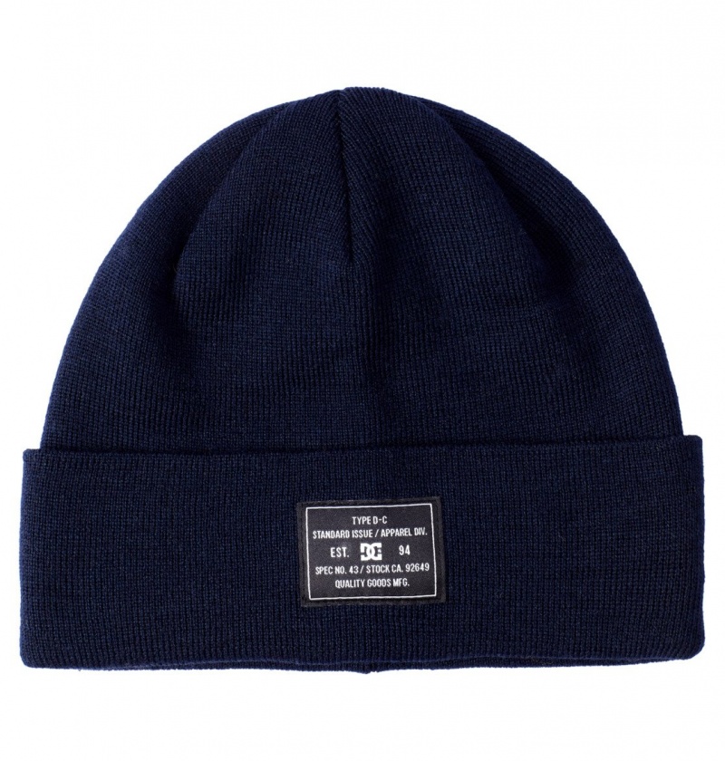 Navy Blazer DC Shoes Frontline - Cuffed Beanie | 027XOSBEJ