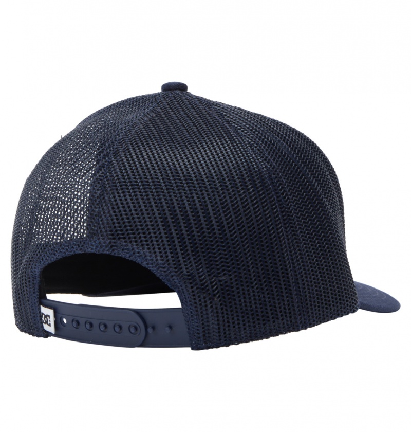 Navy Blazer DC Shoes Garage - Trucker Cap | 386YGQDRK