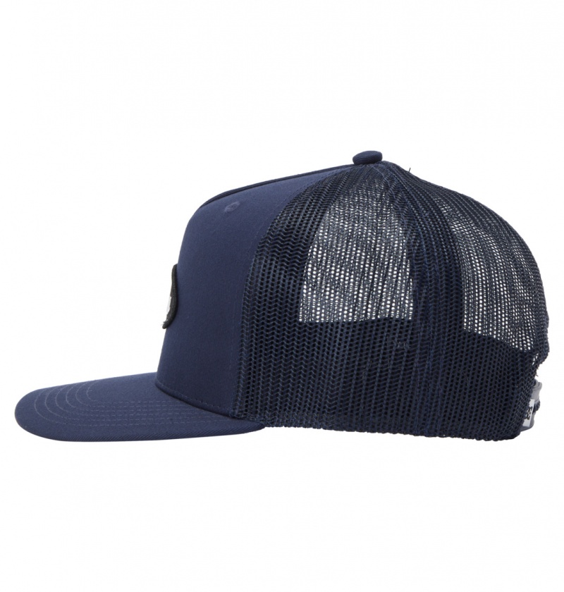 Navy Blazer DC Shoes Garage - Trucker Cap | 386YGQDRK