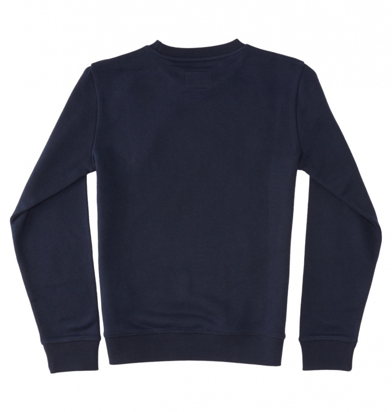 Navy Blazer DC Shoes Its All Good - Sweatshirt 10-16 | 730CIVHBQ