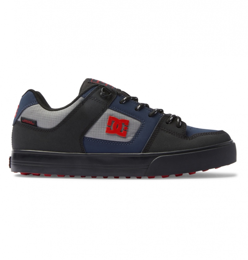 Navy / Black DC Shoes Pure WNT - Winterised Shoes | 590XLMQDR