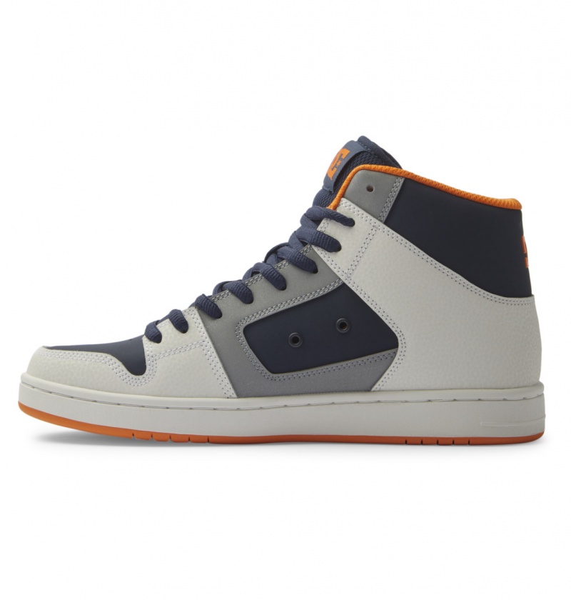 Navy / Grey DC Shoes Manteca 4 Hi - High-Top Shoes | 174YVCNLR