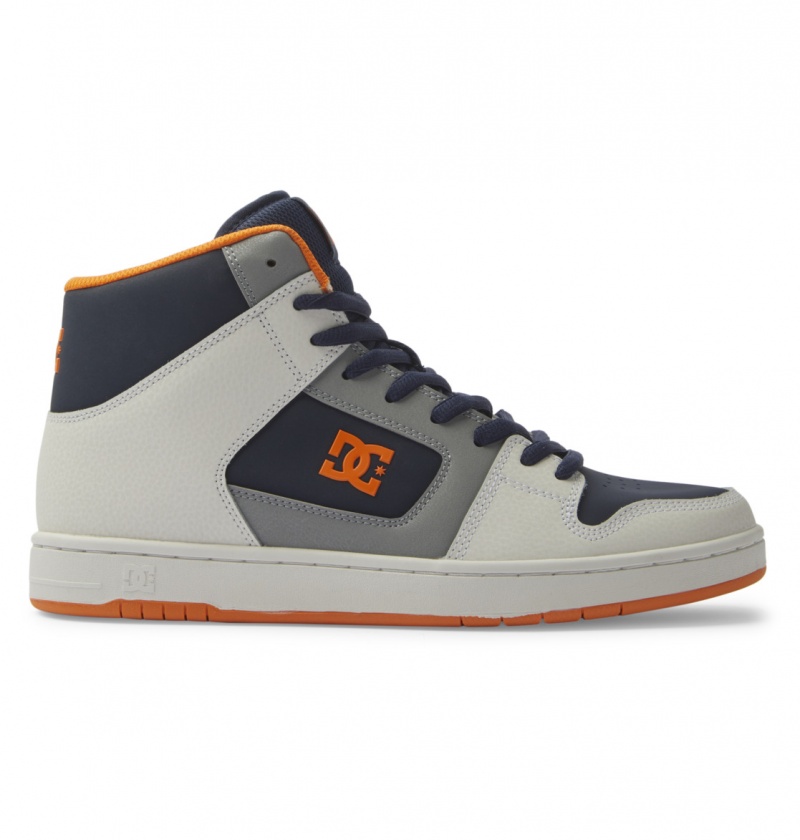 Navy / Grey DC Shoes Manteca 4 Hi - High-Top Shoes | 174YVCNLR