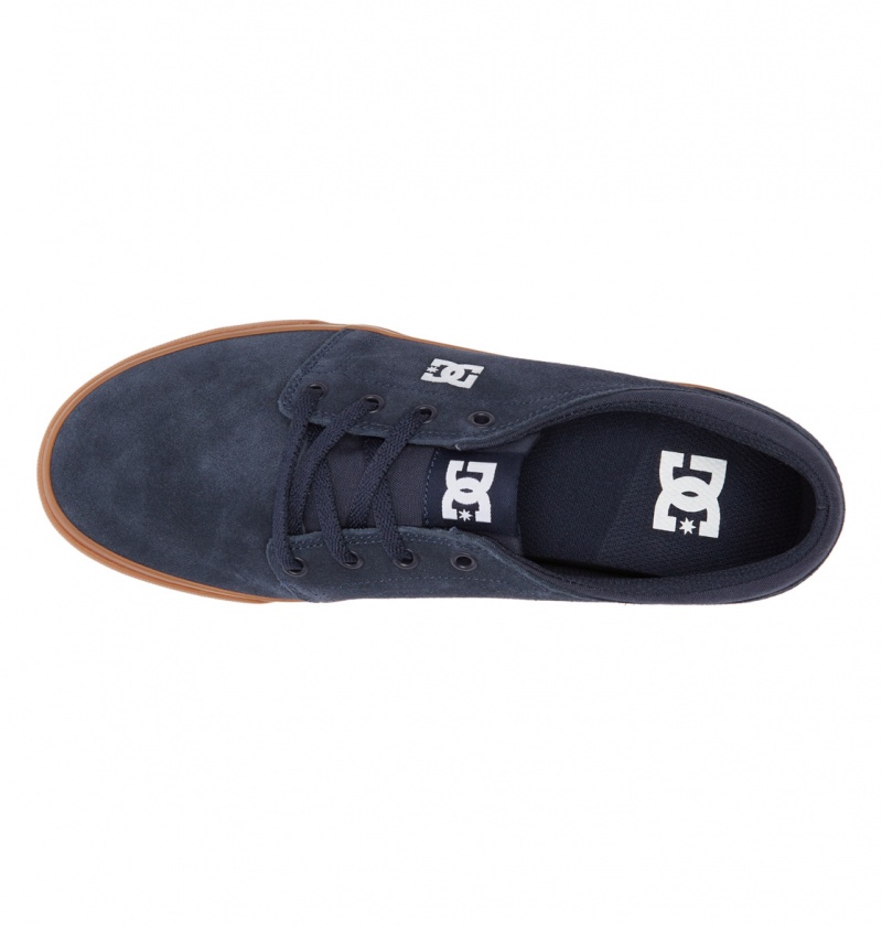 Navy / Gum DC Shoes Trase - Suede Shoes | 283DYCALM