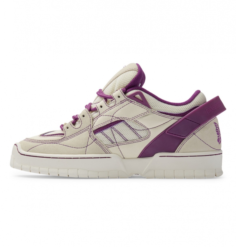 Off White DC Shoes Spectre Needles - Leather Shoes | 860BVCUYD