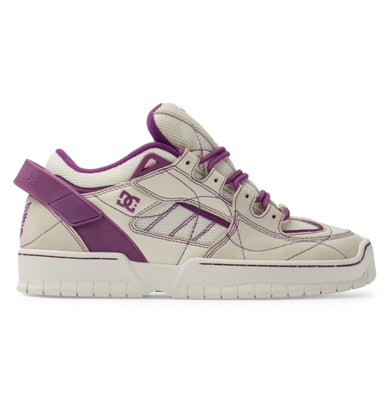 Off White DC Shoes Spectre Needles - Leather Shoes | 860BVCUYD