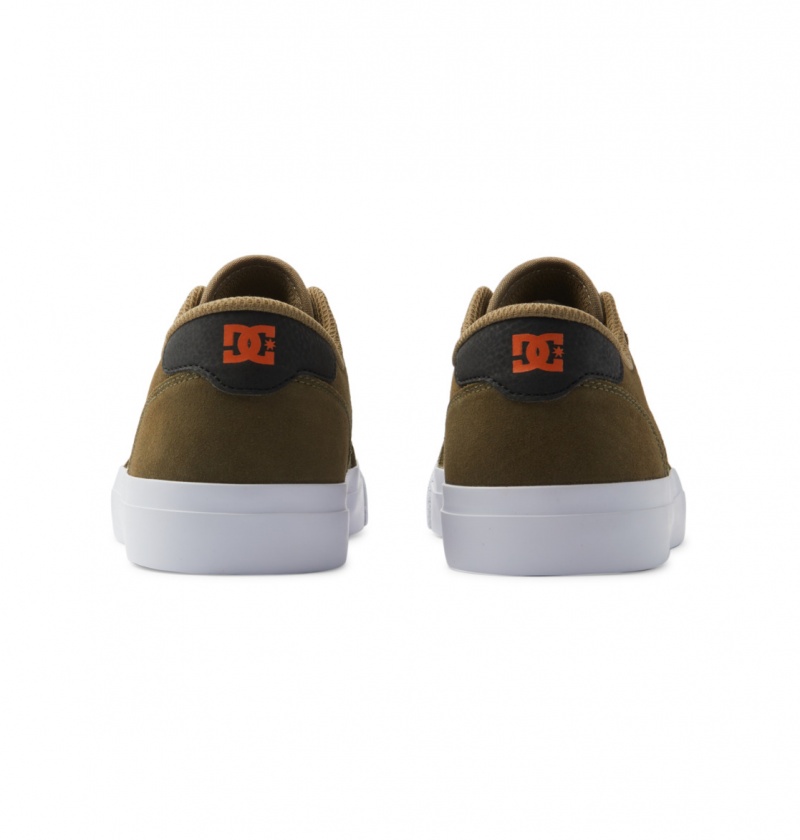 Olive Camo DC Shoes Teknic - Leather Shoes | 069TJRKNX