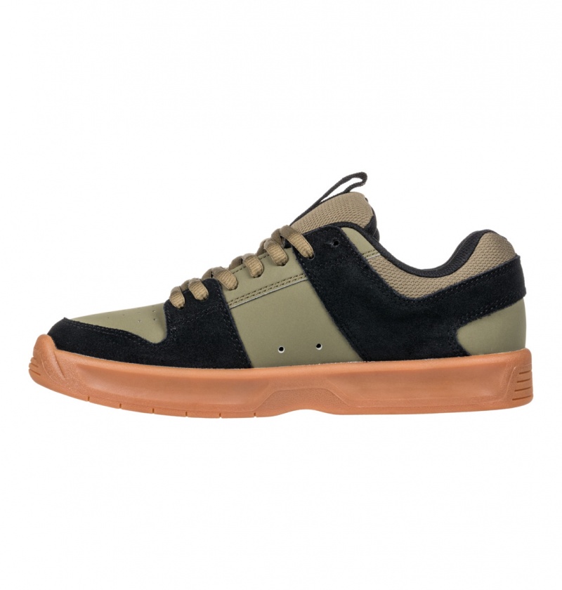 Olive / Black DC Shoes Lynx Zero - Leather Shoes | 280YQJOSI