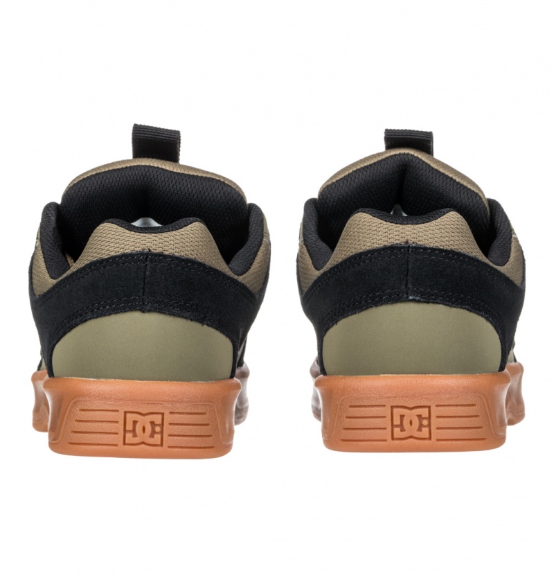 Olive / Black DC Shoes Lynx Zero - Leather Shoes | 280YQJOSI