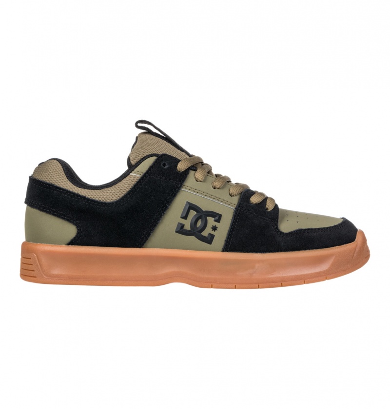 Olive / Black DC Shoes Lynx Zero - Leather Shoes | 280YQJOSI