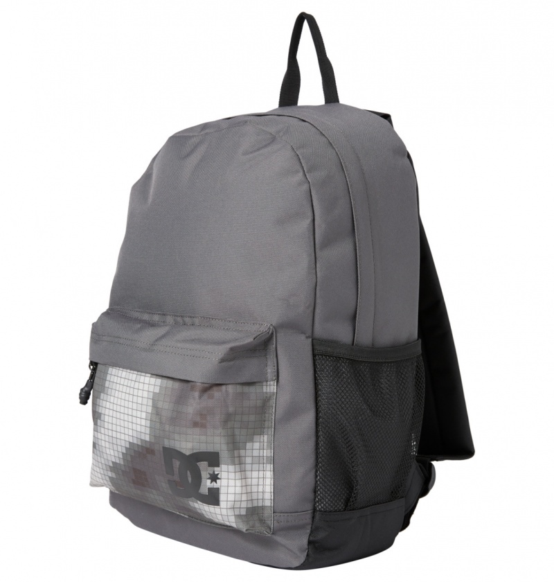 Pewter DC Shoes Backsider Seasonal 20L - Medium Backpack | 930BNJFPR 