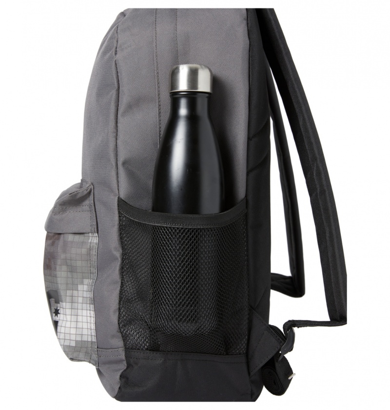 Pewter DC Shoes Backsider Seasonal 20L - Medium Backpack | 930BNJFPR 