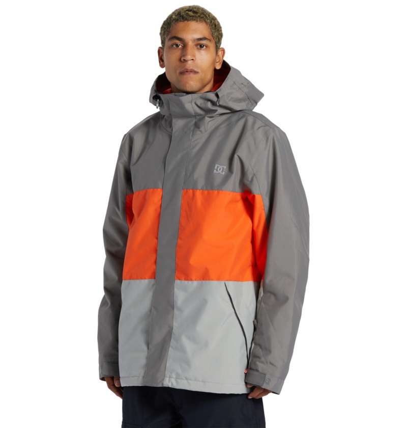 Pewter DC Shoes Defy - Technical Snow Jacket | 970PRJYAV