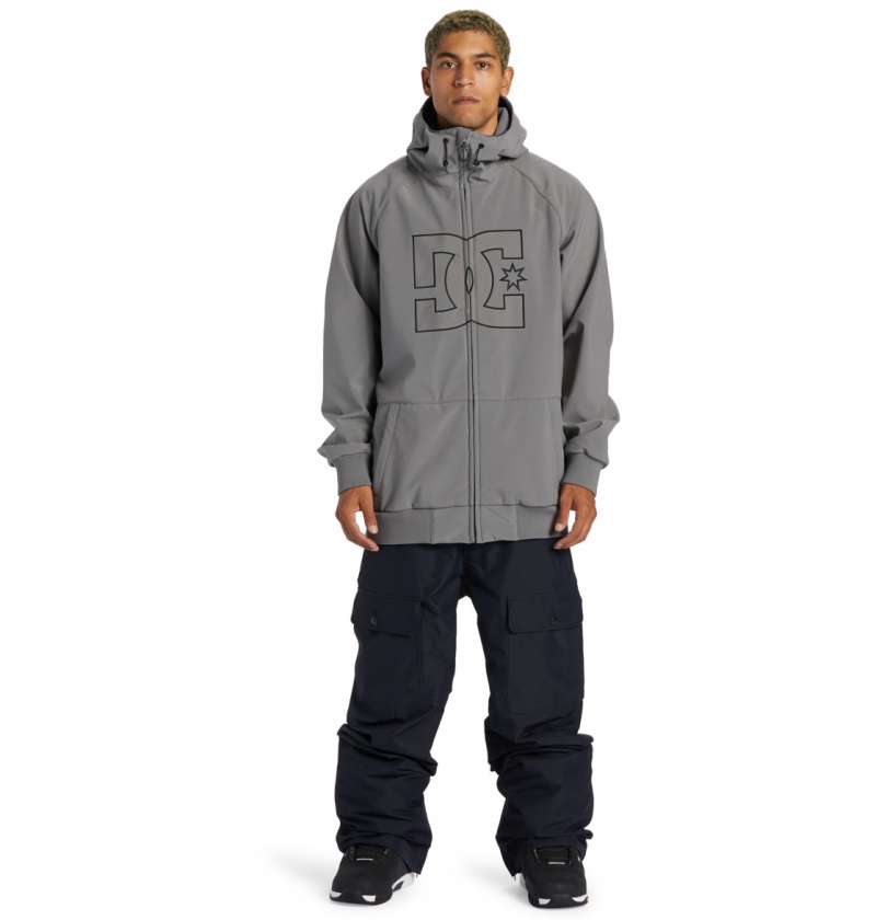 Pewter DC Shoes Spectrum - Technical Softshell Snow Jacket | 908MSPIYE