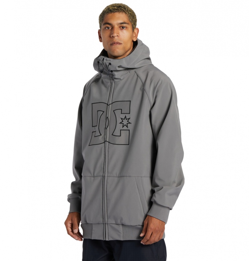 Pewter DC Shoes Spectrum - Technical Softshell Snow Jacket | 908MSPIYE