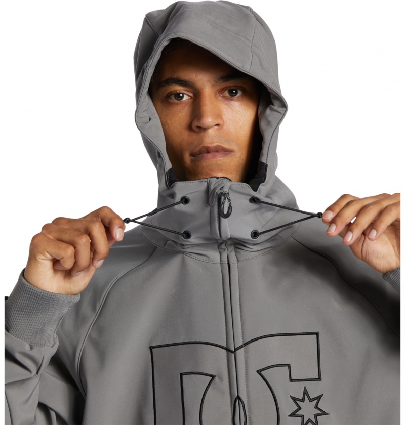 Pewter DC Shoes Spectrum - Technical Softshell Snow Jacket | 908MSPIYE