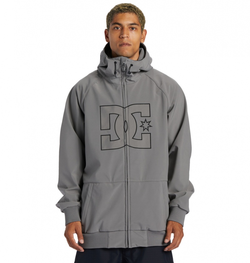 Pewter DC Shoes Spectrum - Technical Softshell Snow Jacket | 908MSPIYE