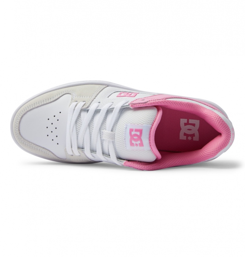 Pink / White DC Shoes Manteca 4 Platform - Flatform Shoes | 128WSNHVX