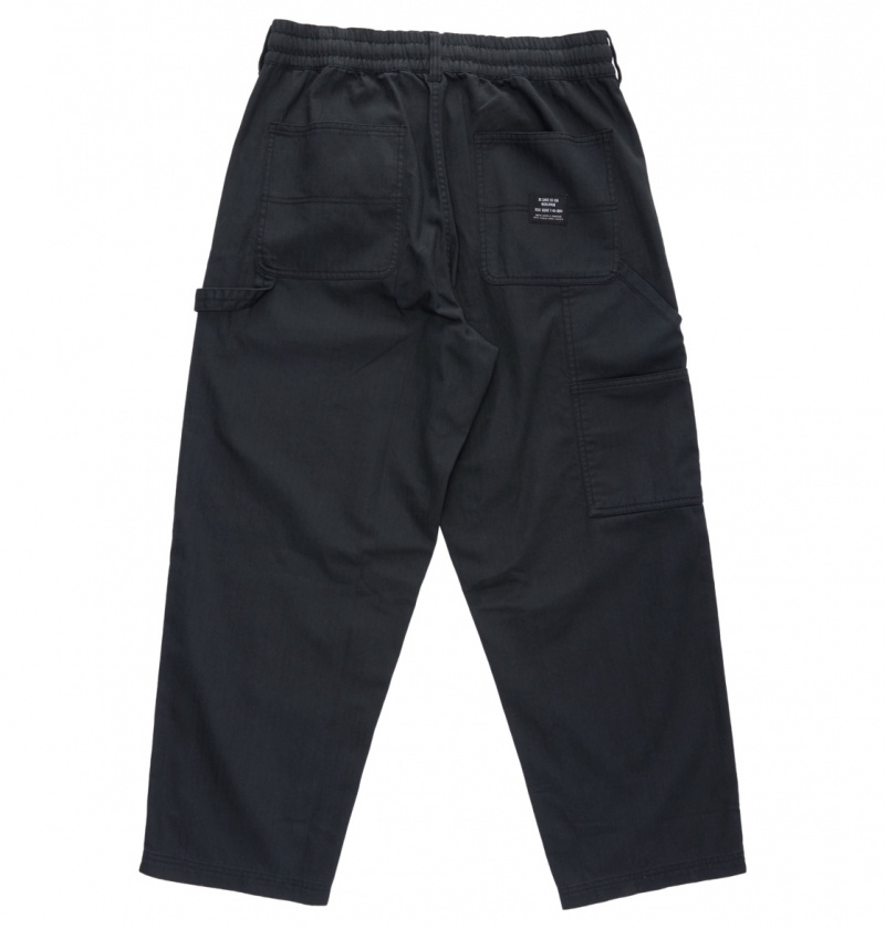 Pirate Black DC Shoes Trench - Carpenter Trousers | 130TFUIEH