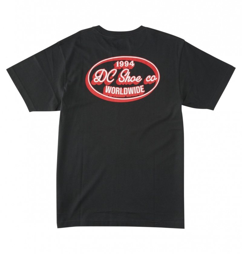 Pirate Black DC Shoes Truckin - T-Shirt | 715UKBPSW