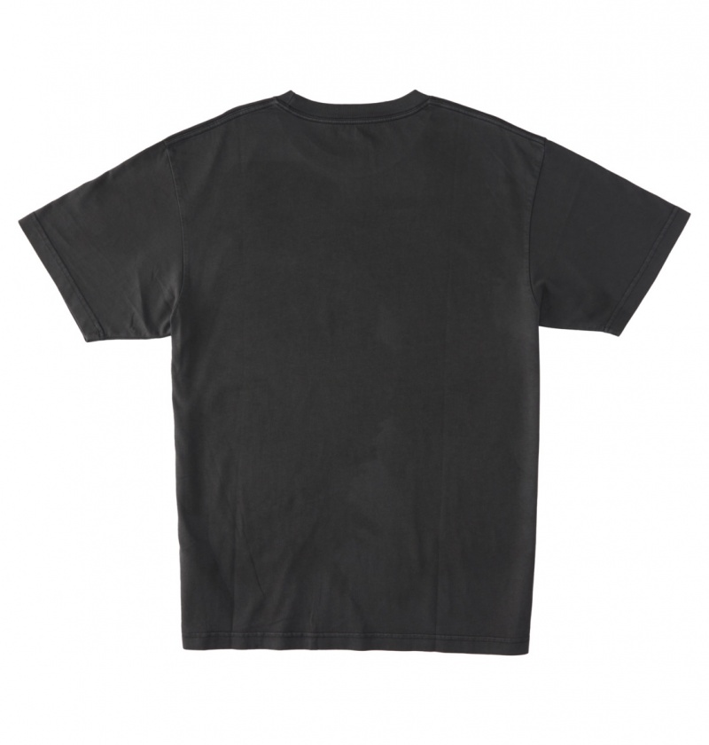 Pirate Black Enzyme Wash DC Shoes DC Star Pigment Dye - T-Shirt | 298JRMNUI