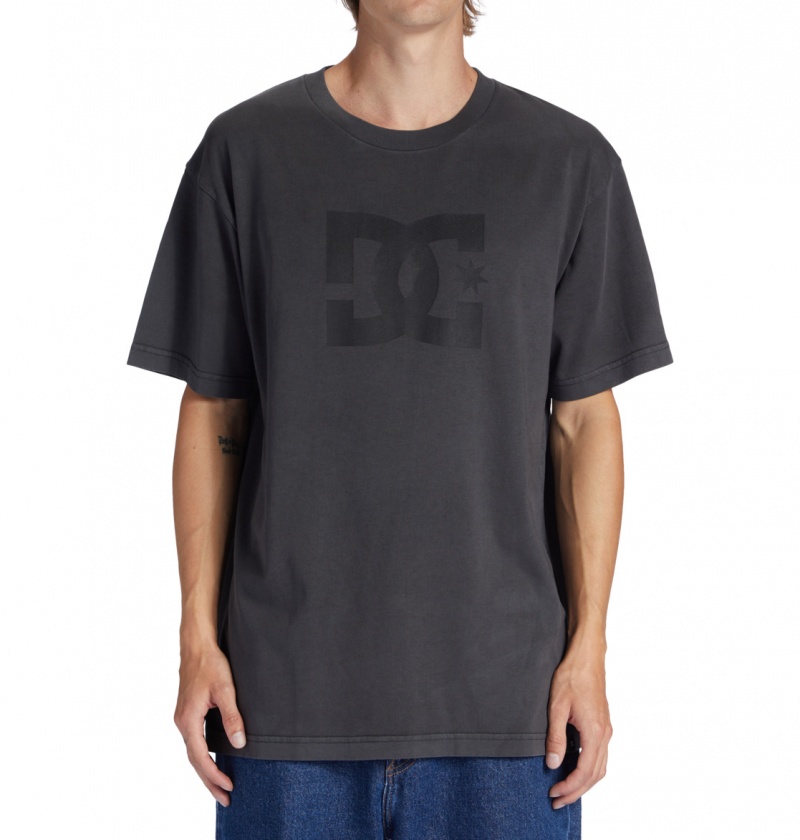 Pirate Black Enzyme Wash DC Shoes DC Star Pigment Dye - T-Shirt | 298JRMNUI