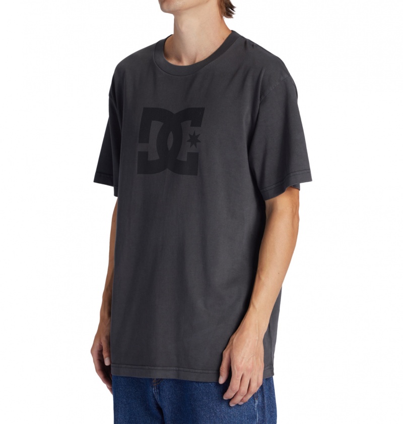 Pirate Black Enzyme Wash DC Shoes DC Star Pigment Dye - T-Shirt | 298JRMNUI