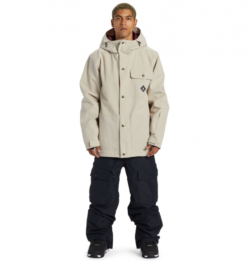 Plaza Taupe DC Shoes Servo - Technical Snow Jacket | 248DLFIVT