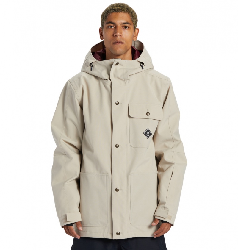 Plaza Taupe DC Shoes Servo - Technical Snow Jacket | 248DLFIVT