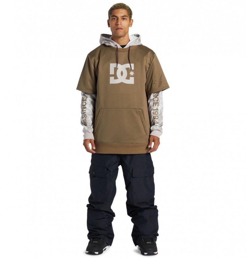 Sand Stone DC Shoes Dryden - Technical Hoodie | 962UGBCZY