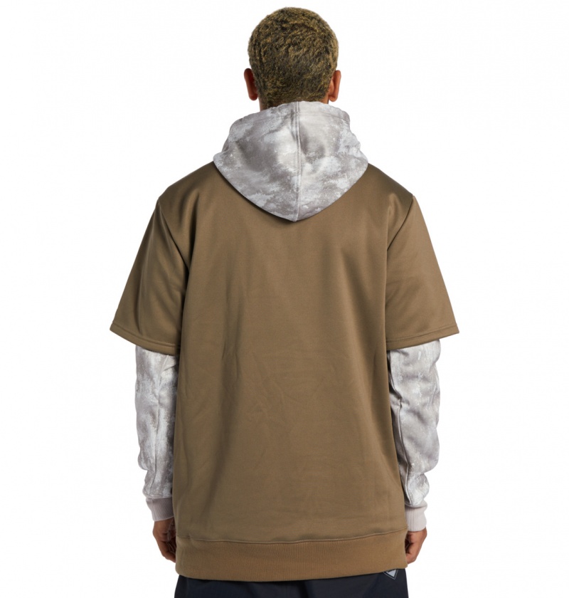 Sand Stone DC Shoes Dryden - Technical Hoodie | 962UGBCZY