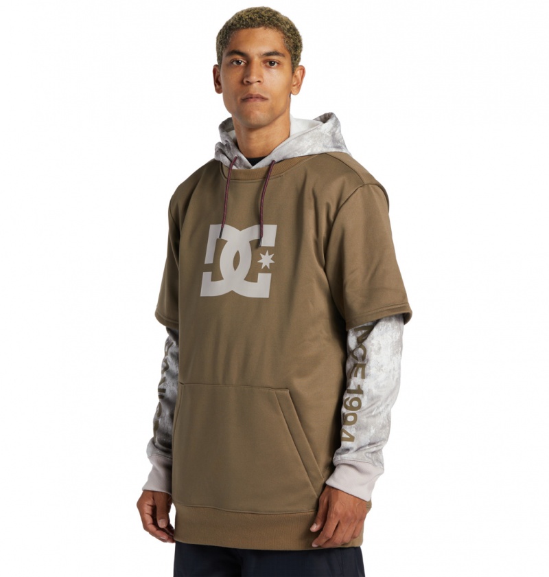 Sand Stone DC Shoes Dryden - Technical Hoodie | 962UGBCZY