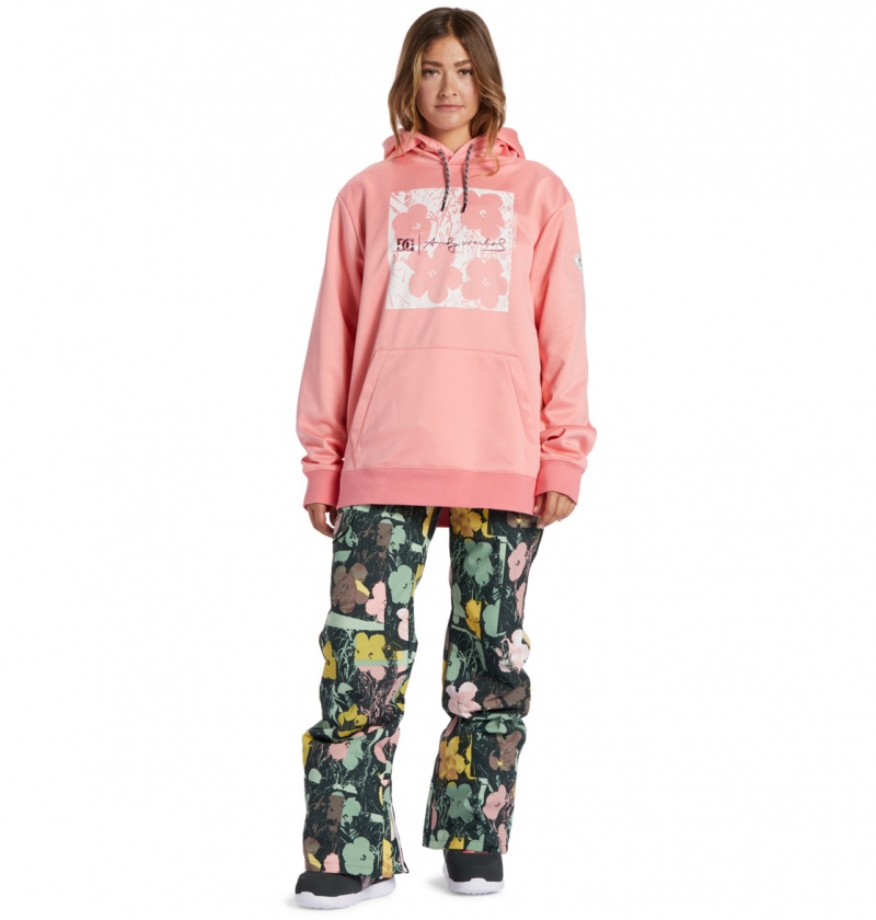 Shell Pink DC Shoes Andy Warhol x - Technical Fleece | 721DLUOGC