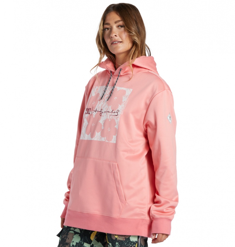 Shell Pink DC Shoes Andy Warhol x - Technical Fleece | 721DLUOGC