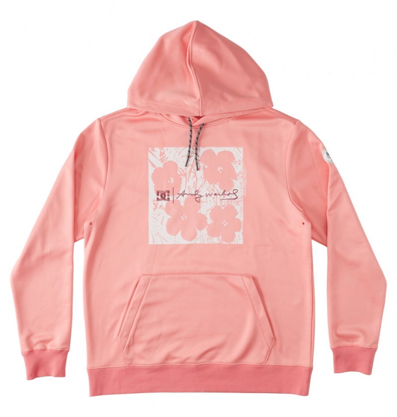 Shell Pink DC Shoes Andy Warhol x - Technical Fleece | 721DLUOGC