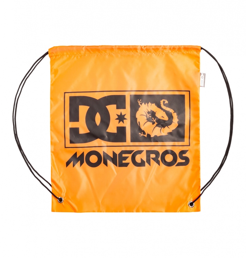 Shocking Orange DC Shoes x Monegros - Cinch Bag | 749UGNXYJ