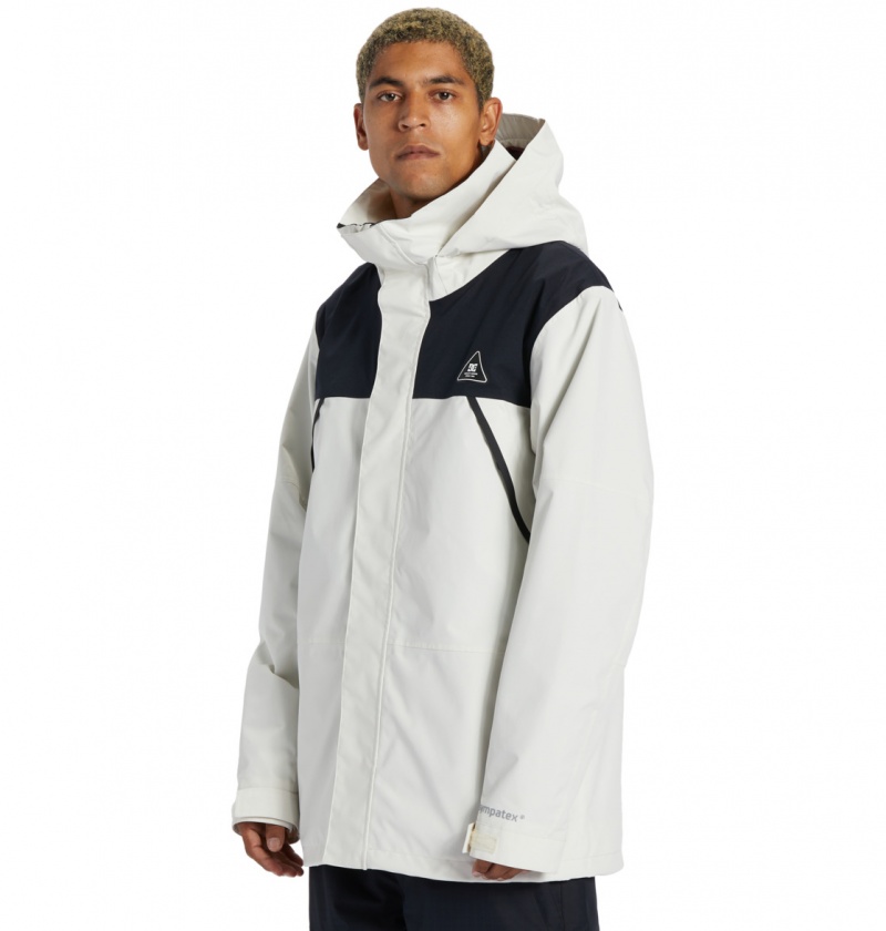 Silver Birch DC Shoes Command 45K - Technical Snow Jacket | 086GMSTDU