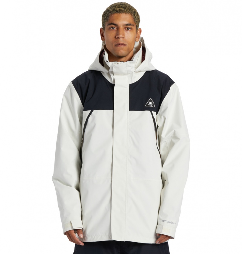 Silver Birch DC Shoes Command 45K - Technical Snow Jacket | 086GMSTDU