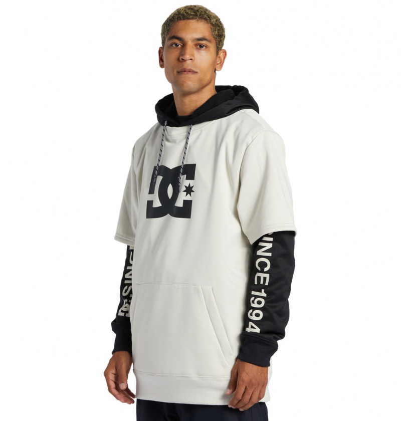 Silver Birch DC Shoes Dryden - Technical Hoodie | 376FKDNXT