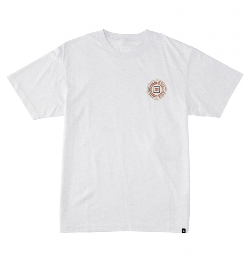 Snow Heather DC Shoes Old Head - T-Shirt | 175ENLYXG