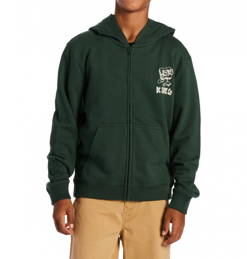 Sycamore DC Shoes Playtime - Zip-Up Hoodie 10-16 | 432TFEPLZ