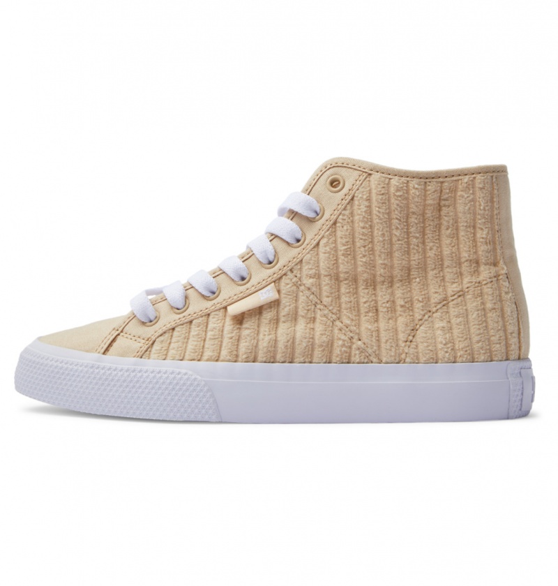 Tan DC Shoes Manual Hi - High-Top Shoes | 326IULQTG