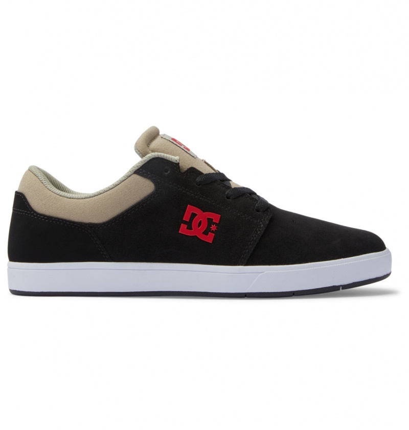 Tan / Red DC Shoes Crisis 2 - Leather Shoes | 051NMPBKE