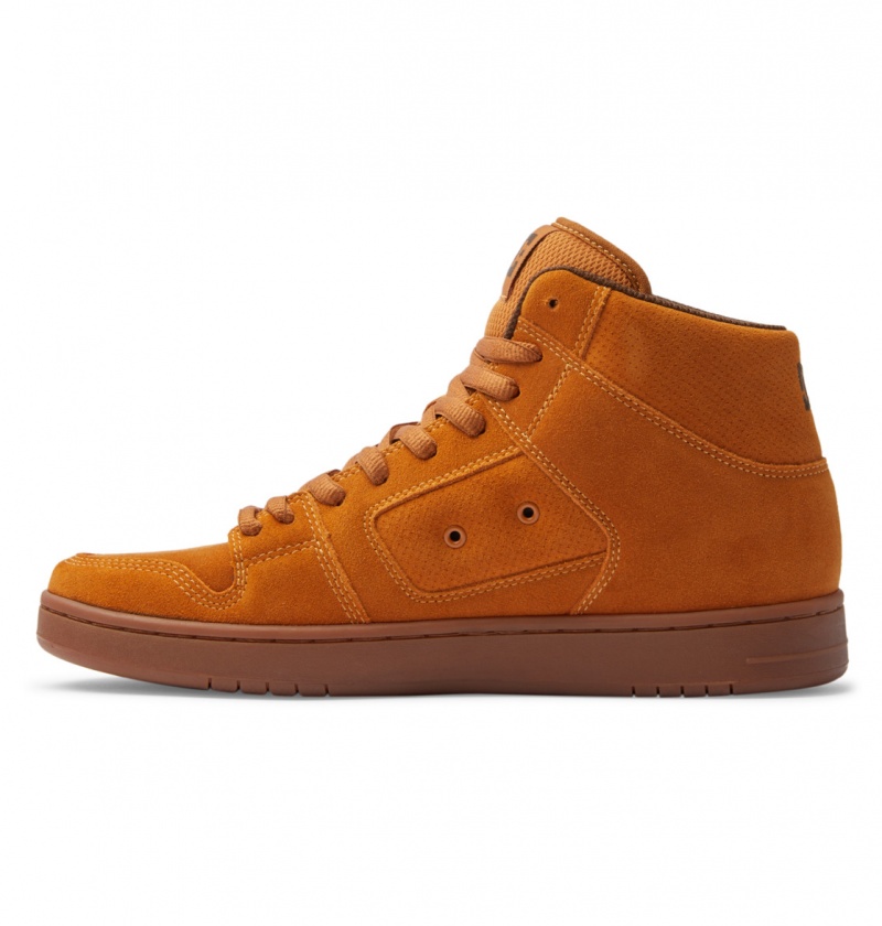 Wheat / Dk Chocolate DC Shoes Manteca 4 Hi - High-Top Shoes | 723RKCBXI