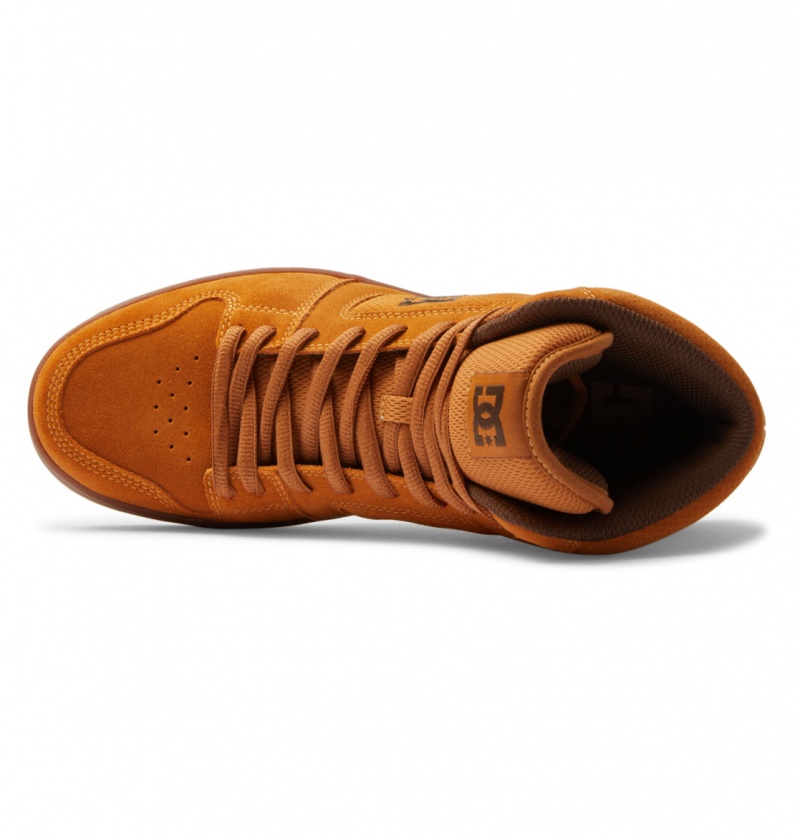 Wheat / Dk Chocolate DC Shoes Manteca 4 Hi - High-Top Shoes | 723RKCBXI