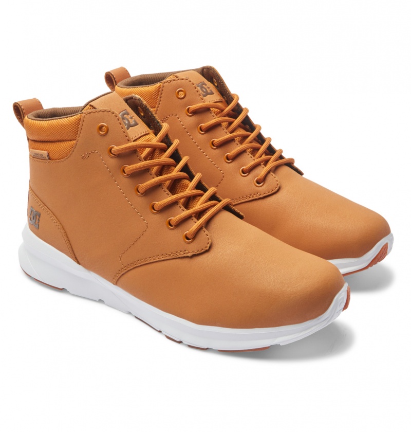 Wheat / Turkish Coffee DC Shoes Mason 2 - Water Resistant Leather Shoes | 793BJRHPA